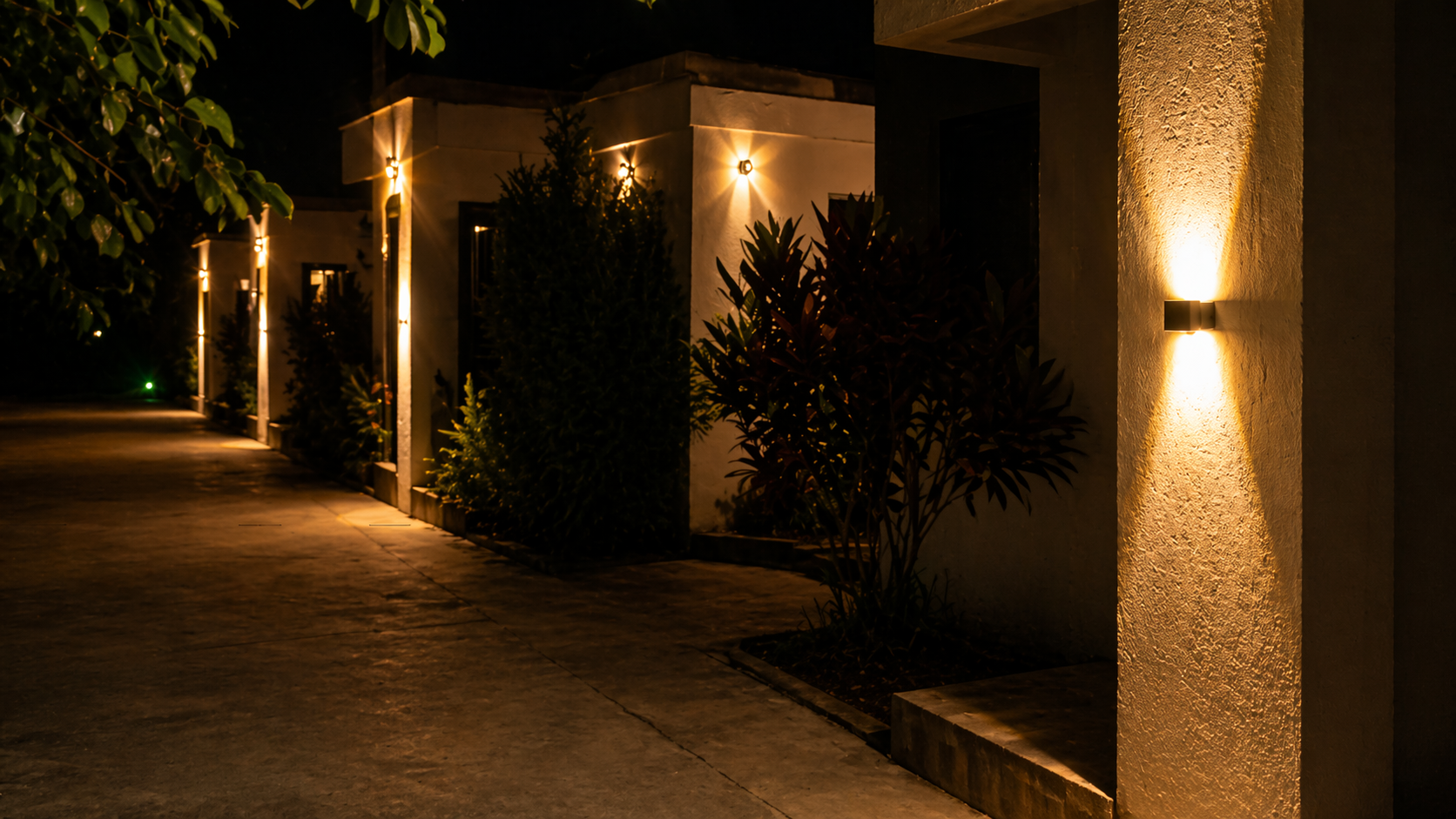 Evening atmosphere at CAPIE Lodges